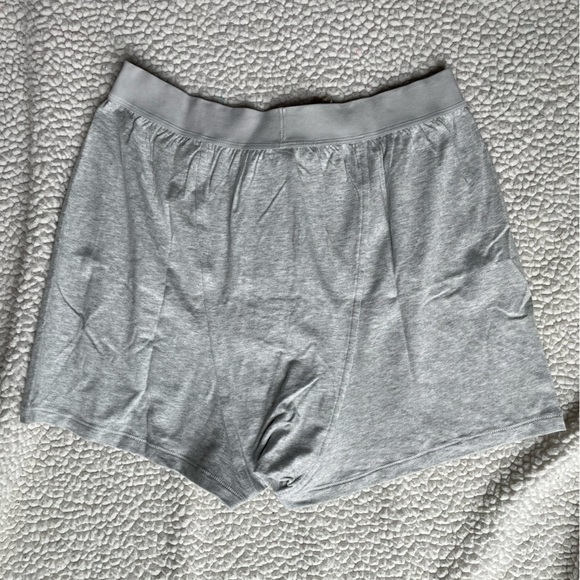 Skims Boyfriend Loose Boxer Light Heather Grey Small | NWT - Picture 7 of 16